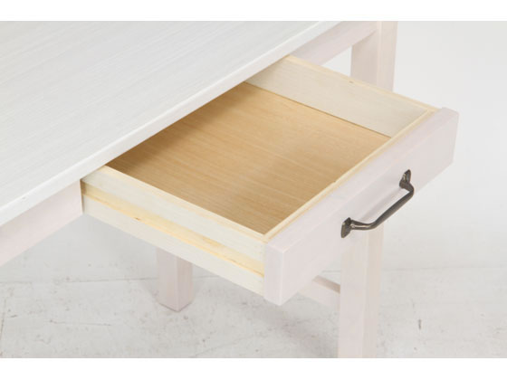 不二貿易 デスク マンチェスター W900 ホワイトウォッシュ 10885