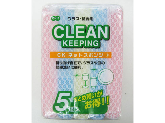 オーエ CK ネットスポンジ 5個