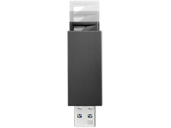 I・O DATA ノック式USBメモリー 64GB ブラック U3-PSH64G K