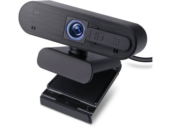 エレコム WEBカメラ 200万画素 カメラカバー付き UCAM-C820ABBK エレコム WEBカメラ 200万画素 カメラカバー付き UCAM-C820ABBK