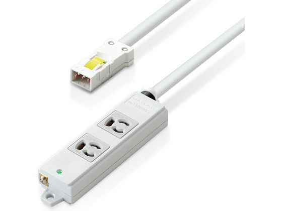 エレコム 延長コード 電源タップ 2口 1m T-WHRM3210LG RS エレコム 延長コード 電源タップ 2口 1m T-WHRM3210LG RS