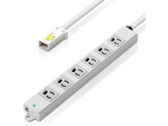 エレコム 延長コード 電源タップ 6口 1m T-WHRM3610LG RS エレコム 延長コード 電源タップ 6口 1m T-WHRM3610LG RS