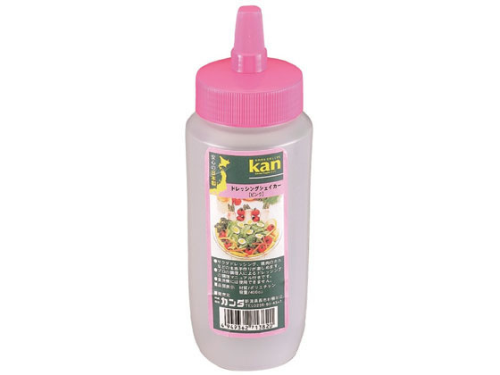 カンダ kanドレッシングシェイカー400ccピンク