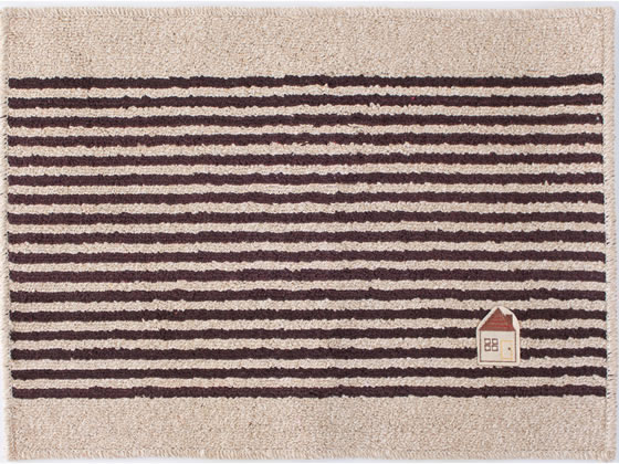オカ 洗えるマット カーサ 45×60cm ブラウン