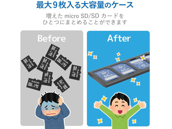 エレコム Sdカードケース アルミ Microsd Sd Cmc Sdcal02bkが1 236円 ココデカウ エレコム Sdカードケース アルミ Microsd Sd Cmc Sdcal02bkが1 236円 ココデカウ