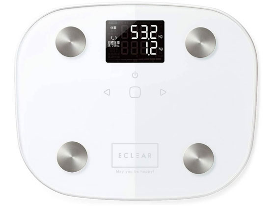 エレコム 体組成計 体重計 ヘルスメーター デジタル表示 HCS-FS03WH エレコム 体組成計 体重計 ヘルスメーター デジタル表示 HCS-FS03WH