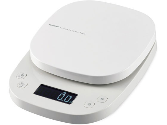 エレコム キッチンスケール デジタル はかり タイマー機能 HCS-KS03WH