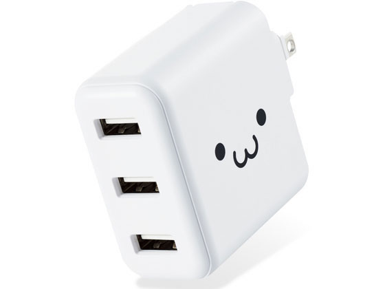 エレコム AC充電器 3.6A出力 USB 3ポート 18W MPA-ACU12WF エレコム AC充電器 3.6A出力 USB 3ポート 18W MPA-ACU12WF