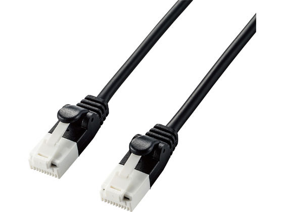 エレコム LANケーブル Cat6A やわらか 2m LD-GPAYT BK20