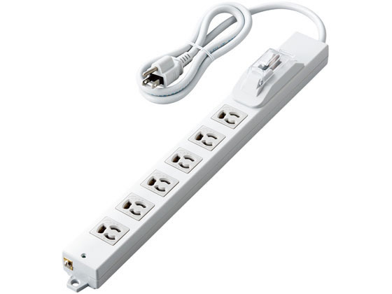 エレコム 電源タップ 1m 3P 6個口 過電流防止 T-H0710OCPR エレコム 電源タップ 1m 3P 6個口 過電流防止 T-H0710OCPR