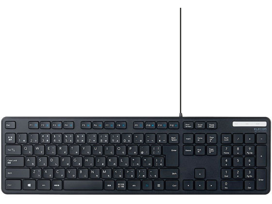 エレコム キーボード 有線 抗菌 薄型 フル メンブレン TK-FCM108KBK エレコム キーボード 有線 抗菌 薄型 フル メンブレン TK-FCM108KBK