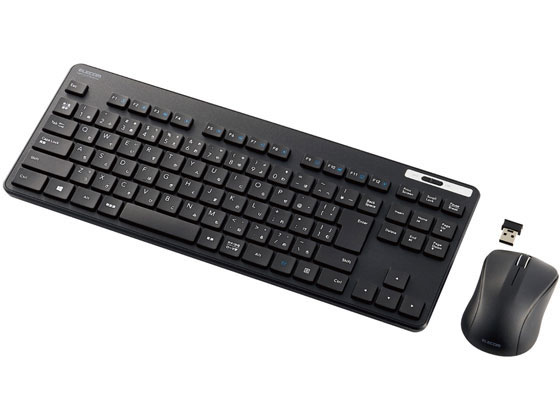 エレコム キーボード ワイヤレス マウス付 抗菌 ミニ TK-FDM109MKBK エレコム キーボード ワイヤレス マウス付 抗菌 ミニ TK-FDM109MKBK