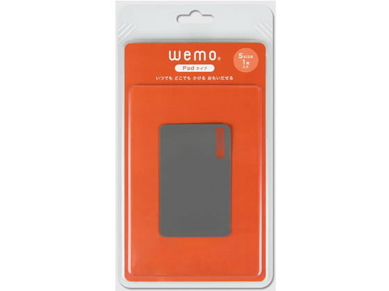コスモテック ウェアラブルメモ パッドタイプ S ダークグレー wemo P-DG(S) コスモテック ウェアラブルメモ パッドタイプ S ダークグレー wemo P-DG(S)
