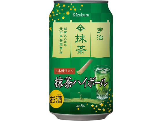 黄桜 抹茶ハイボール 日本酒仕立て 缶 5度 350ml