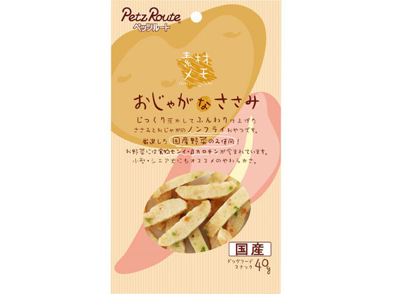 ペッツルート おじゃがなささみ 40g ペッツルート おじゃがなささみ 40g