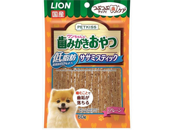 LION ワンちゃん歯みがきおやつ 低脂肪ササミスティック プレーン LION ワンちゃん歯みがきおやつ 低脂肪ササミスティック プレーン