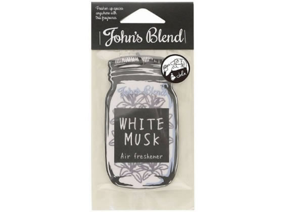ノルコーポレーション John'sBlend エアフレッシュナ- ホワイトムスク