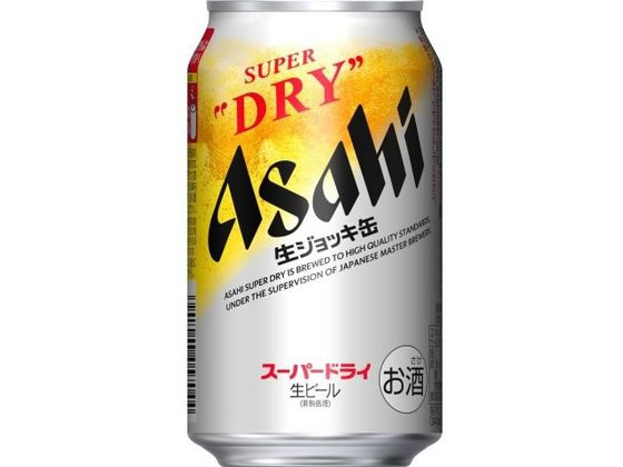 酒)アサヒビール スーパードライ 生ジョッキ缶 340ml