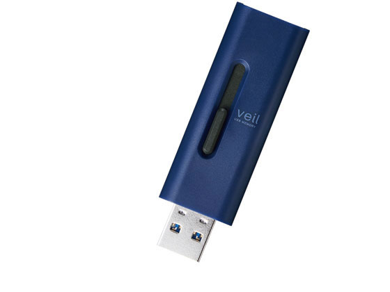 エレコム USBメモリ 64GB 高速データ転送 スライド MF-SLU3064GBU エレコム USBメモリ 64GB 高速データ転送 スライド MF-SLU3064GBU