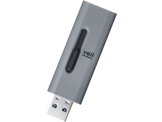 エレコム USBメモリ 128GB 高速データ転送 スライド MF-SLU3128GGY