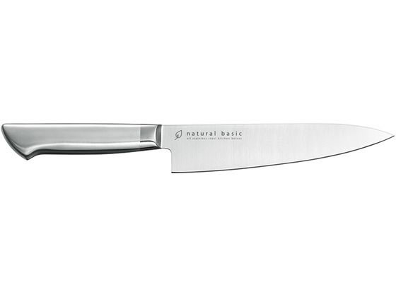 ヒロショウ ナチュラルベーシック オールステンレスキッチンナイフ 洋刀 180mm