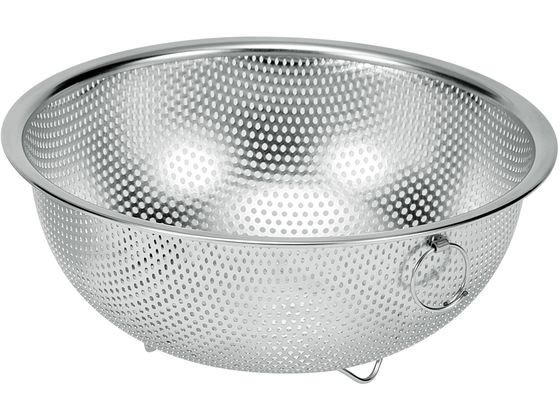 ヒロショウ chef's bowlステンレス足付パンチングボウル リング付 21cm
