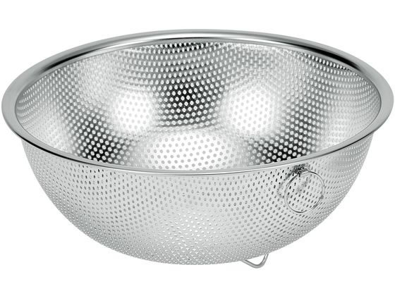 ヒロショウ chef's bowlステンレス足付パンチングボウル リング付 24cm