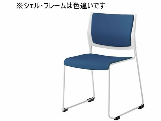 オカムラ ケッテ チェア 背座パッド シルバーフレーム ブラックシェル ブルー オカムラ ケッテ チェア 背座パッド シルバーフレーム ブラックシェル ブルー