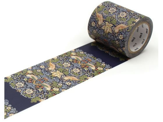 カモ井 Morris & Co. Strawberry Thief Indigo Mineral カモ井 Morris & Co. Strawberry Thief Indigo Mineral