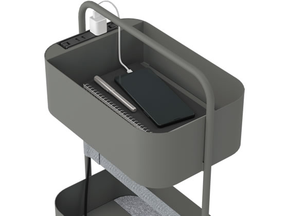 オカムラ ヴィヴァン ポット専用コンセントユニット電源2口 グレージュ オカムラ ヴィヴァン ポット専用コンセントユニット電源2口 グレージュ