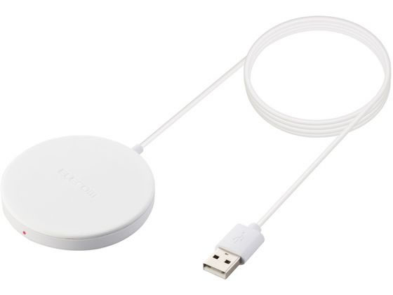 エレコム ワイヤレス充電器 5W マグネット内蔵 卓上 ホワイト W-MA01WH エレコム ワイヤレス充電器 5W マグネット内蔵 卓上 ホワイト W-MA01WH