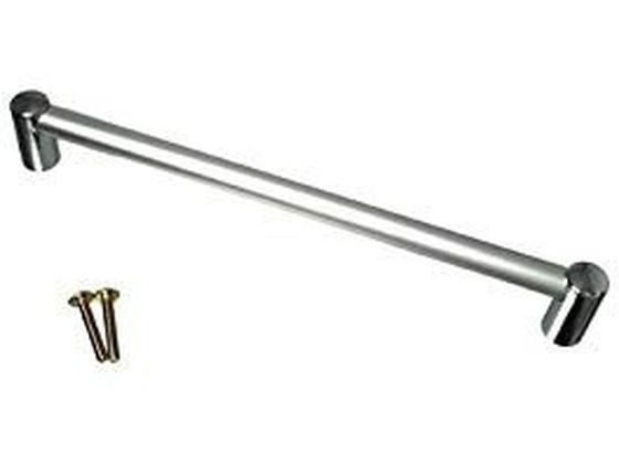 アイワ アルミパイプハンドル シルバー 丸座 210mm AP-433C マル210