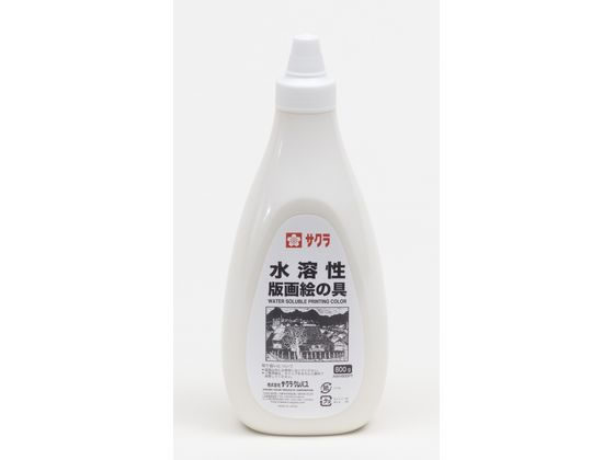 サクラクレパス 水溶性版画絵具 800g しろ AWH800PT#50