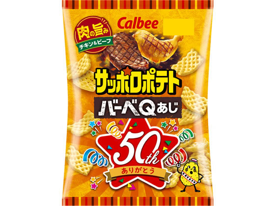 カルビー サッポロポテト バーベQあじ 72g カルビー サッポロポテト バーベQあじ 72g