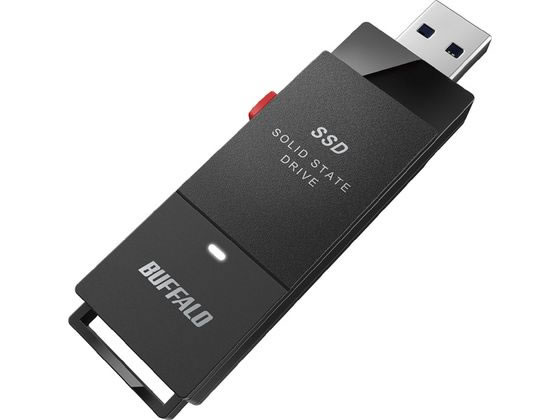 バッファロー USB3.2(Gen1) ポータブルSSD 250GB スティック型 バッファロー USB3.2(Gen1) ポータブルSSD 250GB スティック型