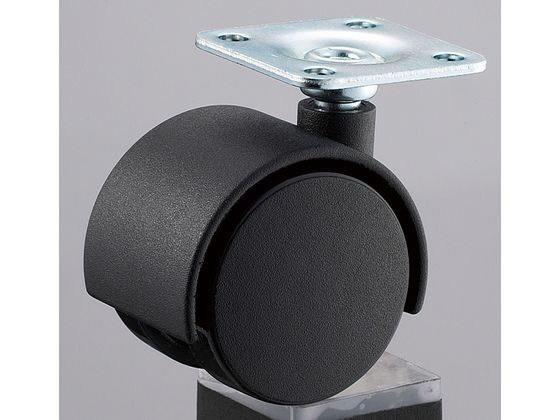 光 アイテック 双輪キャスター プレートタイプ 40mm KWP-40