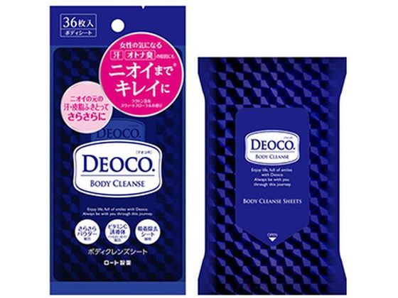 ロート製薬 デオコ ボディクレンズ シート 36枚入