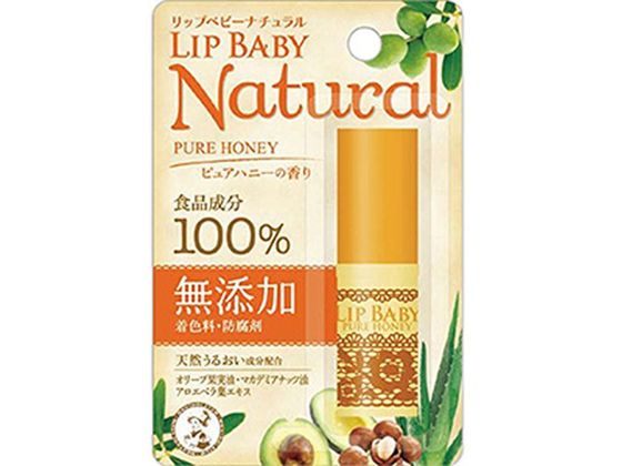 ロート製薬 メンソレータム リップベビー ナチュラル ピュアハニーの香り 4g