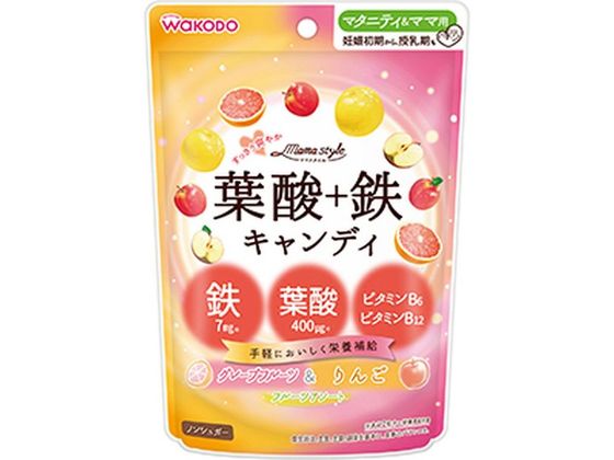 和光堂 ママスタイル 葉酸+鉄キャンディ 78g 和光堂 ママスタイル 葉酸+鉄キャンディ 78g