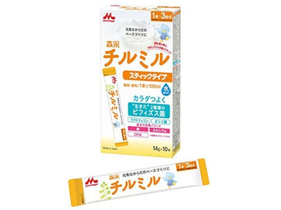 森永乳業 チルミル スティックタイプ 14g×10本入