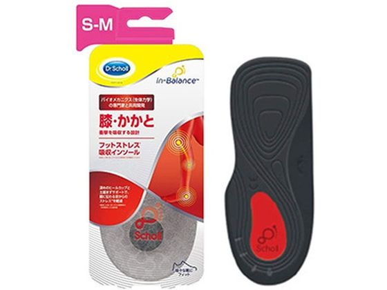 ドクター・ショール フットストレス吸収インソール 膝・かかと S-M