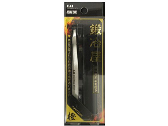 大木 オレンジケア 高級毛抜き 先斜 鍛冶屋 1個