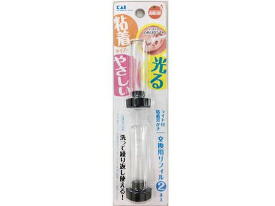 大木 オレンジケア ライト付粘着耳かき 交換用リフィル 2本入