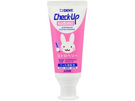 ライオン DENT. チェックアップ コドモ ストロベリー 60g