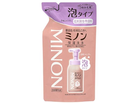 第一三共 ミノン 全身シャンプー 泡タイプ 詰替用 400mL