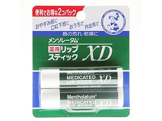 ロート製薬 メンソレータム 薬用リップスティック XD 4g×2本入