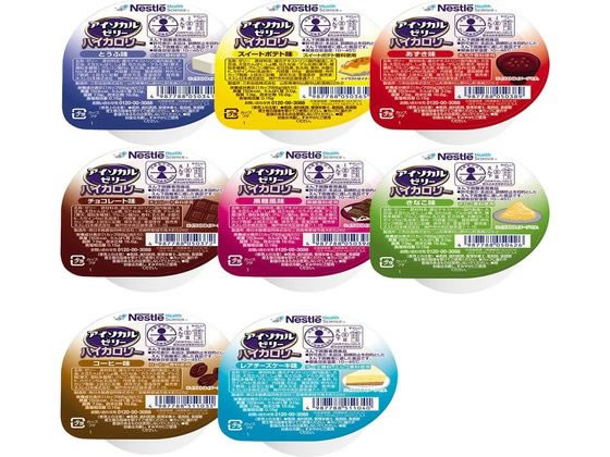 ネスレ アイソカル ゼリーハイカロリー バラエティパック 66g×8種×3個 ネスレ アイソカル ゼリーハイカロリー バラエティパック 66g×8種×3個