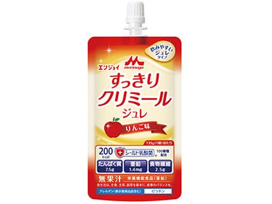 クリニコ エンジョイ すっきりクリミールジュレ りんご味 135g クリニコ エンジョイ すっきりクリミールジュレ りんご味 135g