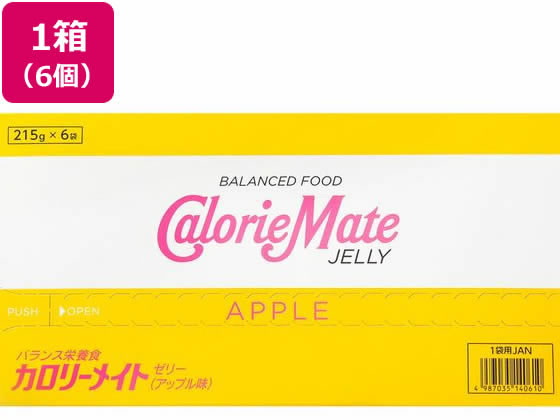 大塚製薬 カロリーメイトゼリー アップル味 215g×6個