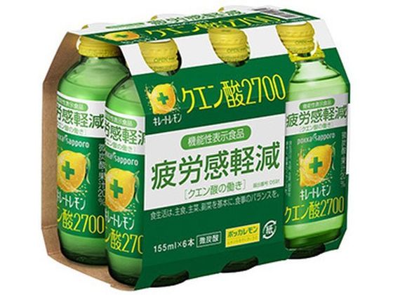 ポッカサッポロ キレートレモン クエン酸2700 瓶 155mL×6本 ポッカサッポロ キレートレモン クエン酸2700 瓶 155mL×6本